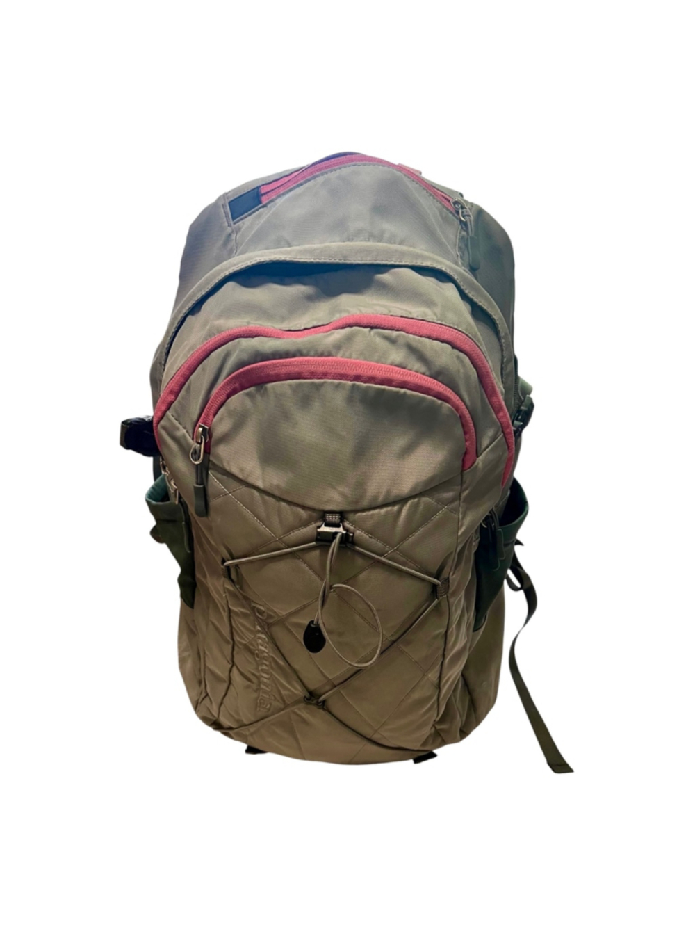 Patagonia Chacabuco 32L Backpack in Olive Green and Magenta Colorway